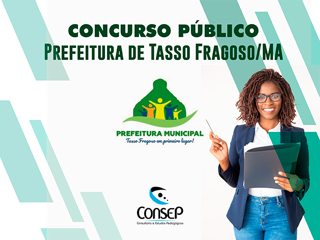 Informativo: inscriÃ§Ãµes do concurso de Tasso Fragoso